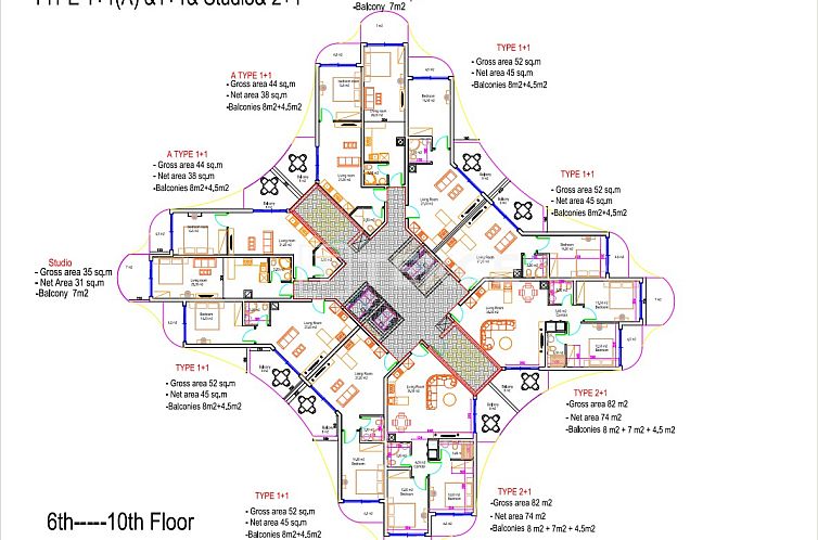 Appartement in Yeni Iskele