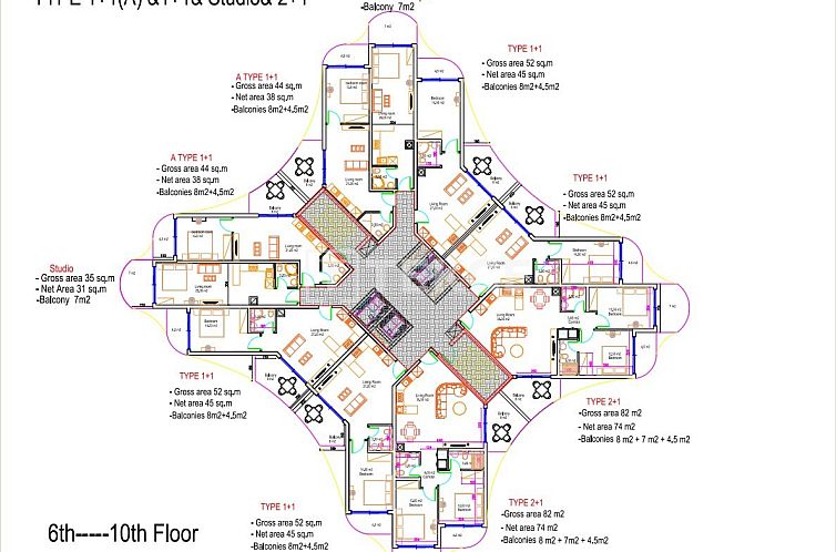 Appartement in Yeni Iskele