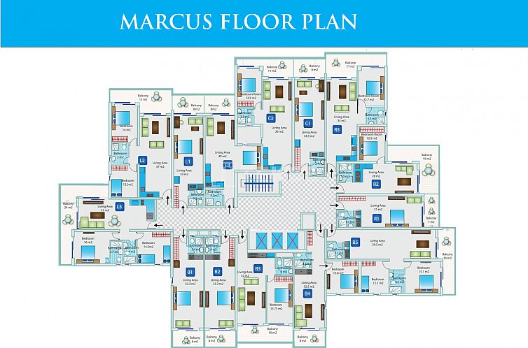 Appartement in Yeni Iskele