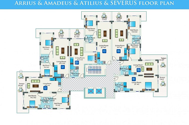 Appartement in Yeni Iskele