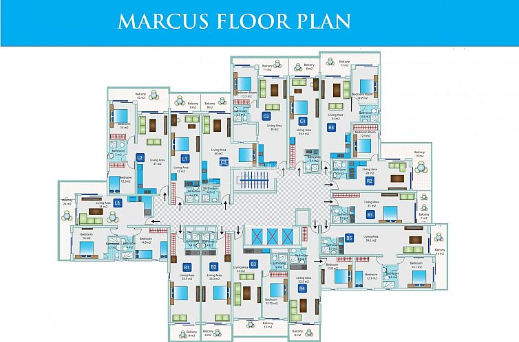 Appartement in Yeni Iskele