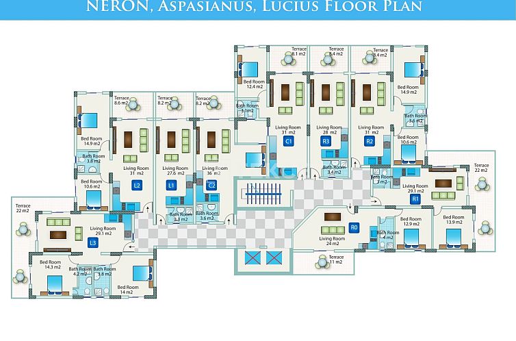 Appartement in Yeni Iskele