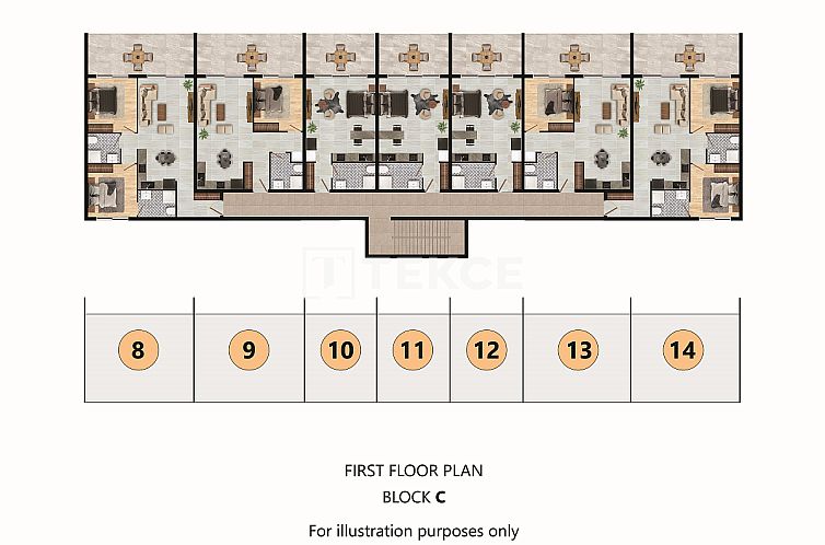 Appartement in Yeni Iskele