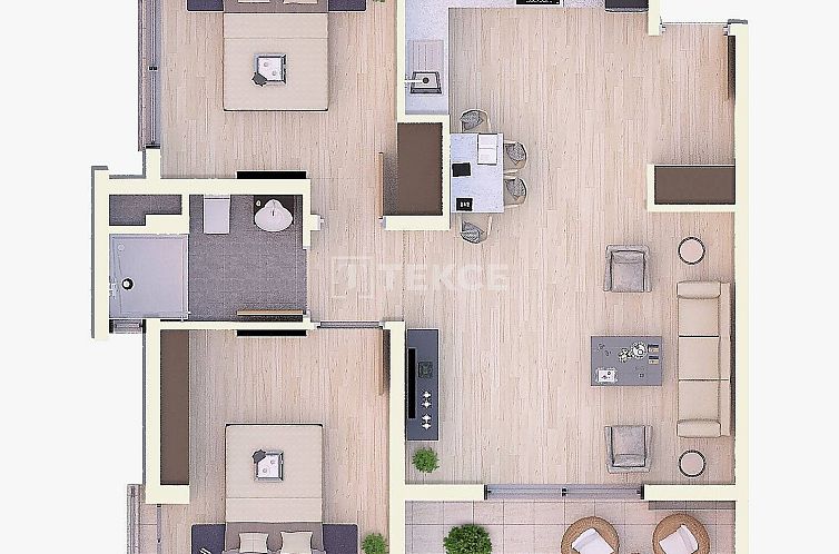 Appartement in Yeni Iskele