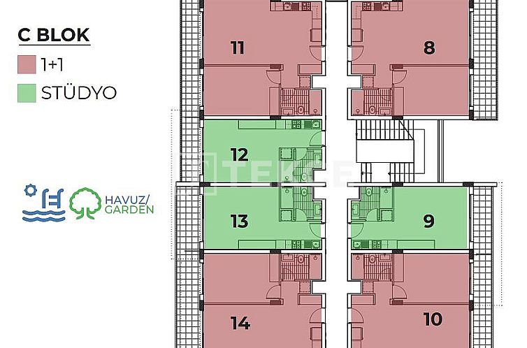 Appartement in Yeni Iskele