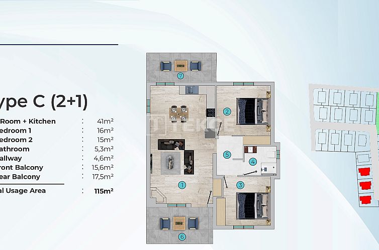 Vrijstaande woning in Yeni Iskele