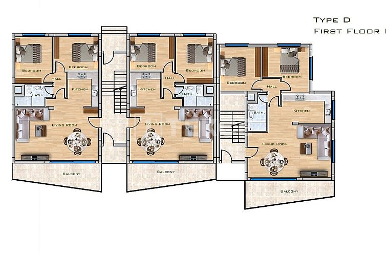 Appartement in Yeni Iskele