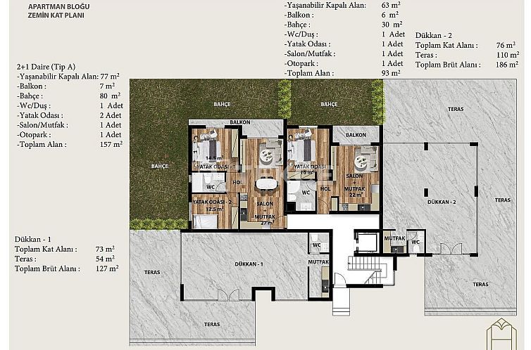 Appartement in Yeni Iskele