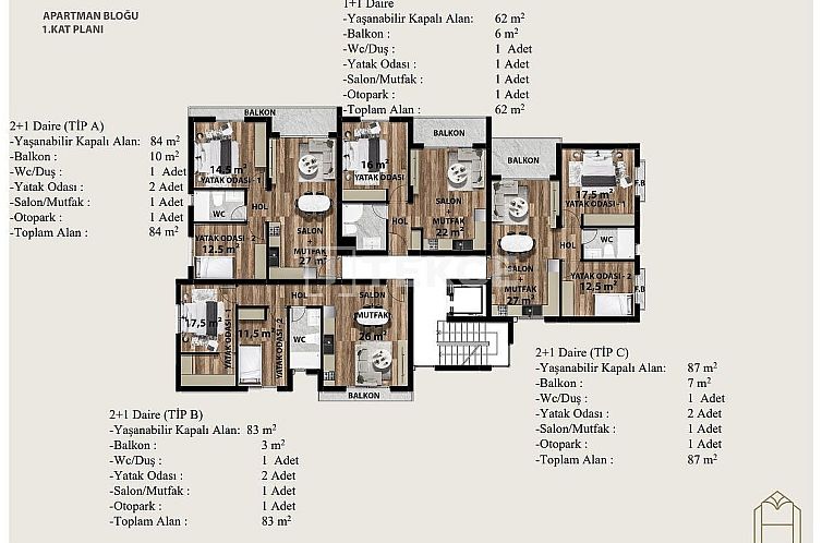 Appartement in Yeni Iskele