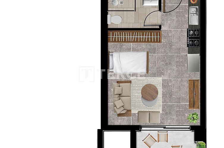 Appartement in Yeni Iskele