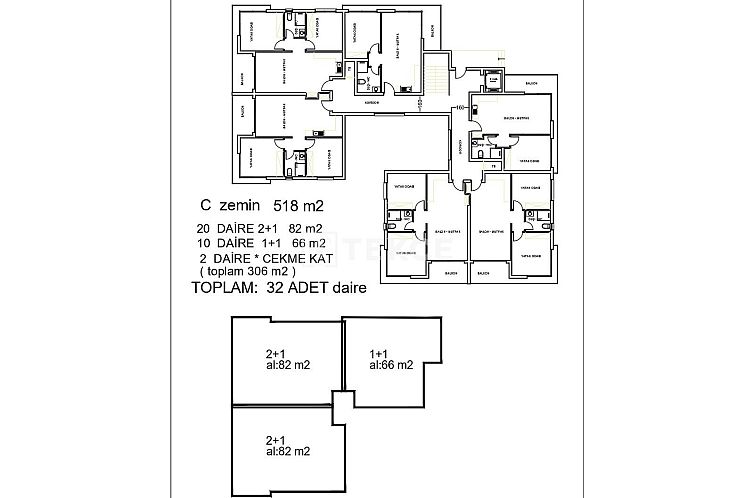 Appartement in Yeni Iskele