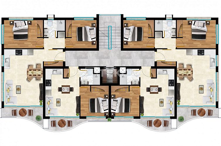 Appartement in Yeni Iskele