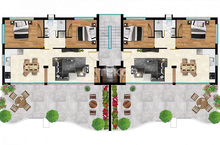 Appartement in Yeni Iskele