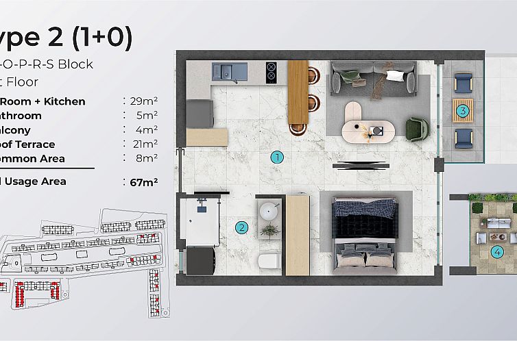 Appartement in Ötüken