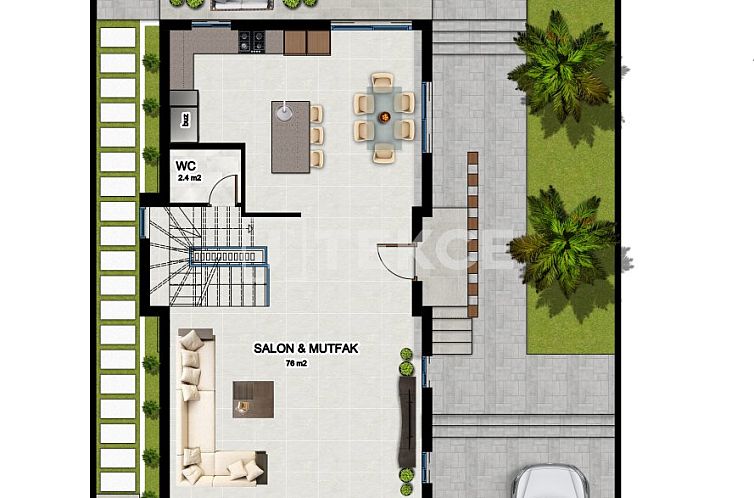 Vrijstaande woning in Yeni Iskele