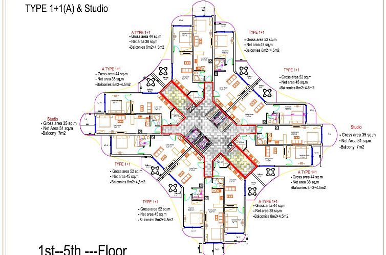 Appartement in Yeni Iskele