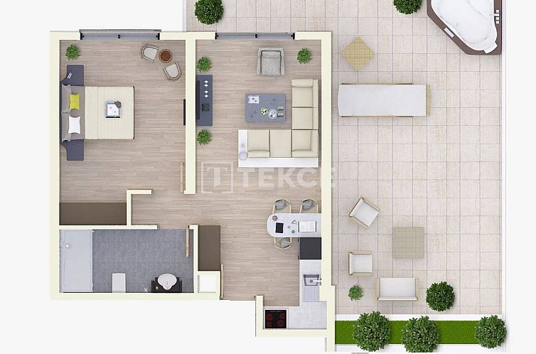 Appartement in Yeni Iskele