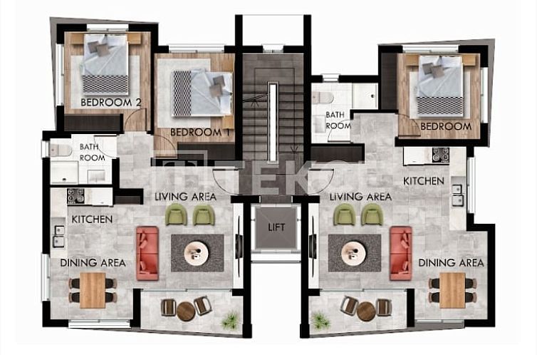 Appartement in Yeni Iskele