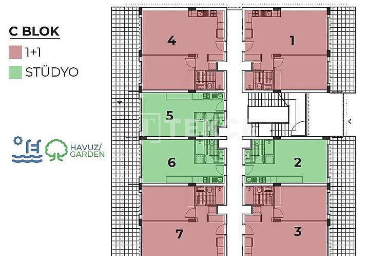 Appartement in Yeni Iskele