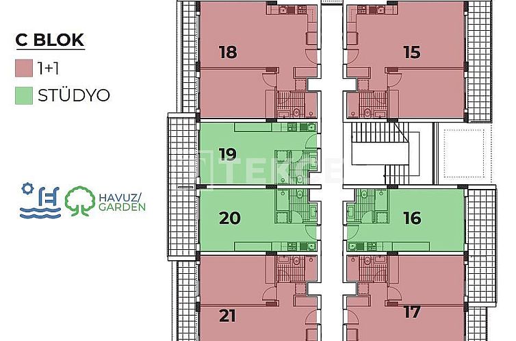 Appartement in Yeni Iskele