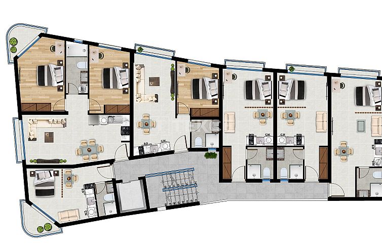 Appartement in Yeni Iskele