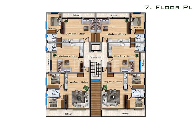 Appartement in Yeni Iskele