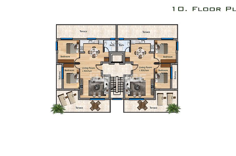 Appartement in Yeni Iskele