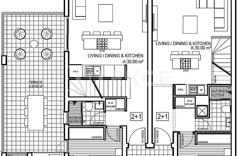 Appartement in Esentepe