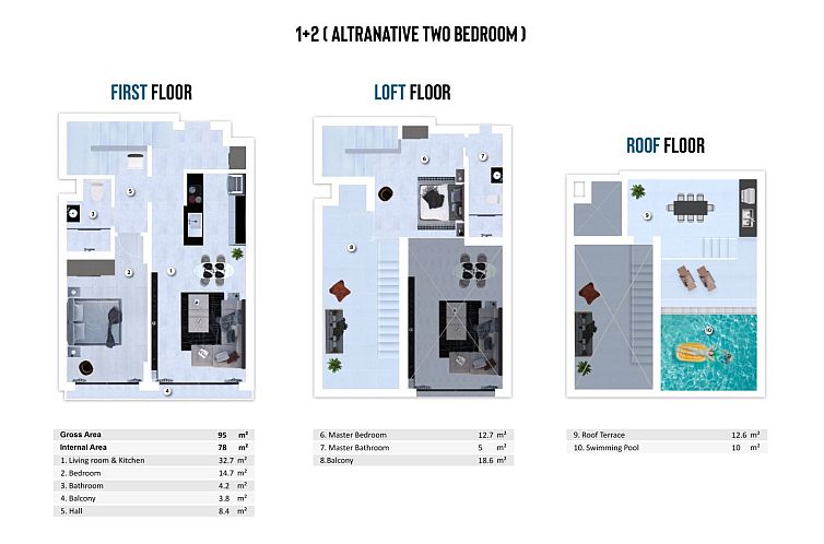 Appartement in Yeni Iskele
