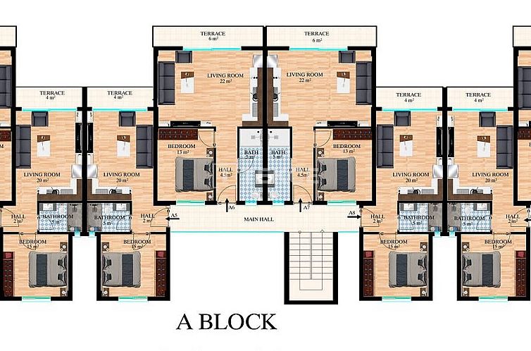 Appartement in Girne