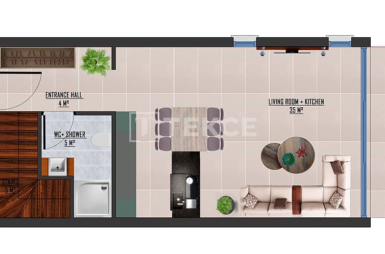 Vrijstaande woning in Girne