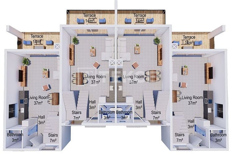 Vrijstaande woning in Girne