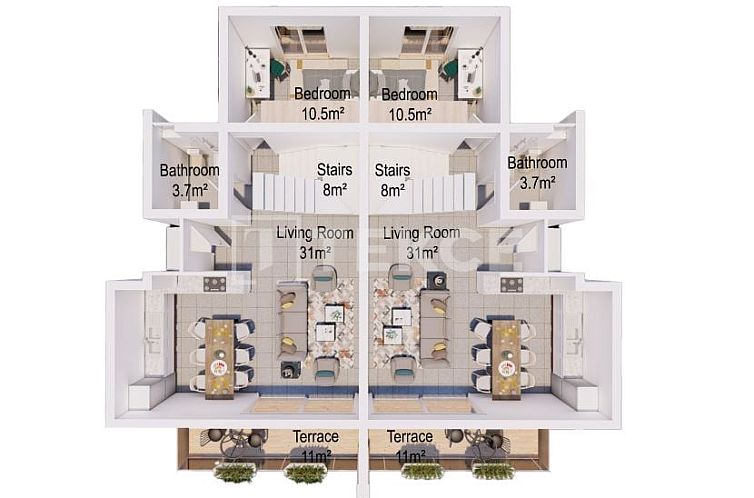 Vrijstaande woning in Girne