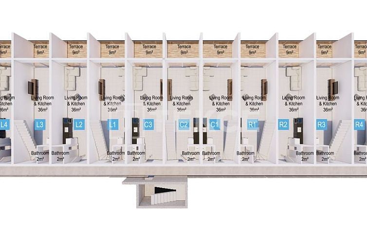 Appartement in Girne