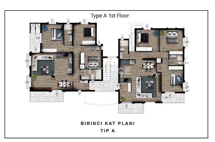 Appartement in Çatalköy