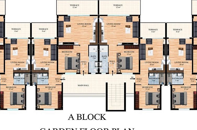Appartement in Bahçeli