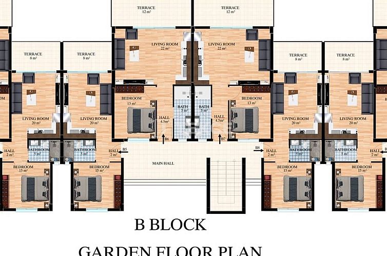 Appartement in Bahçeli