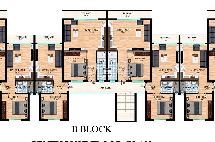 Appartement in Bahçeli