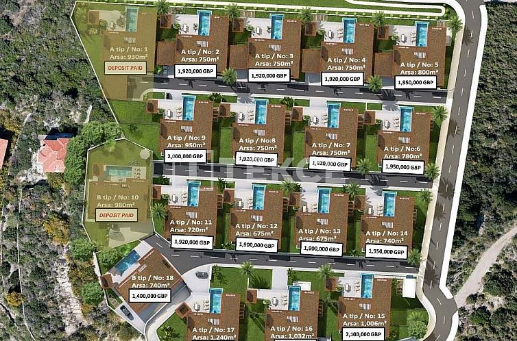 Geschakelde woning in Zeytinlik