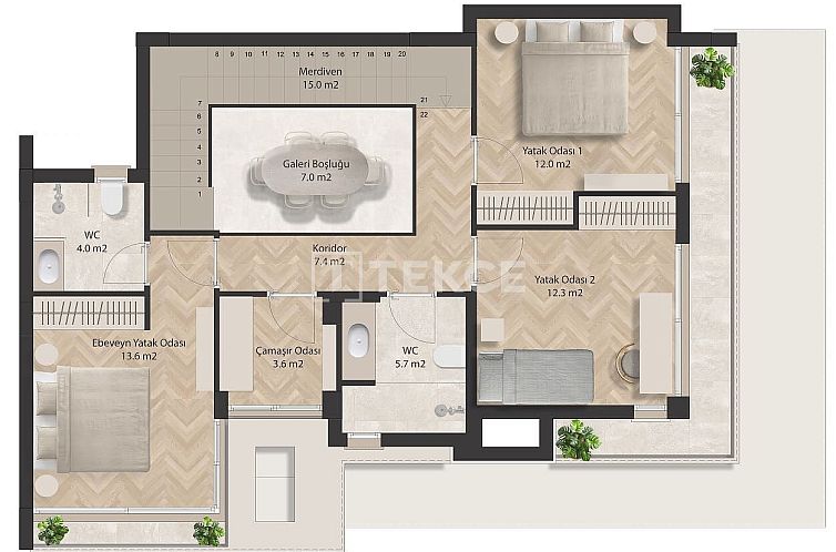 Vrijstaande woning in Girne