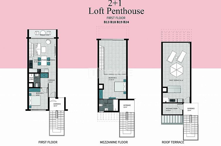 Appartement in Girne