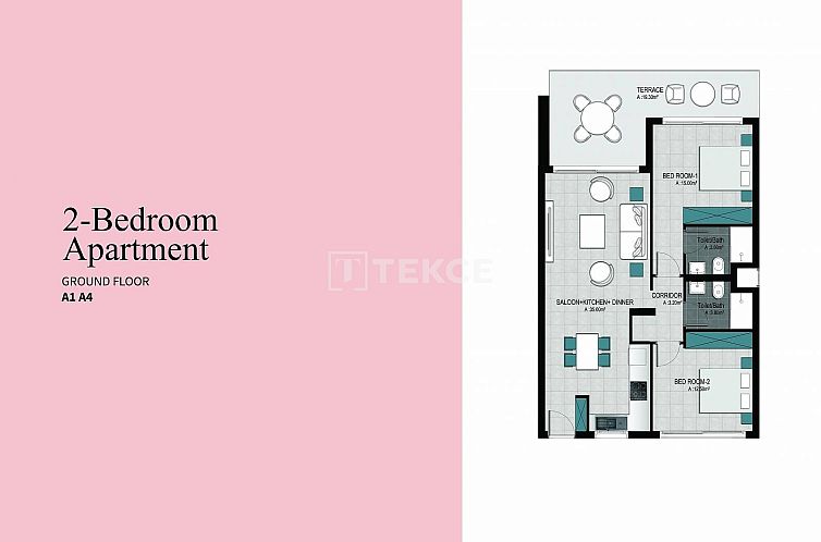 Appartement in Girne