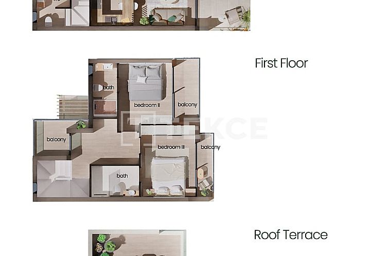 Geschakelde woning in Esentepe