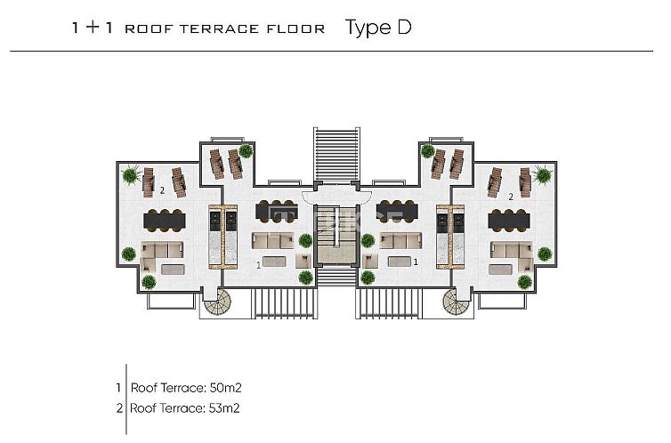Appartement in Girne