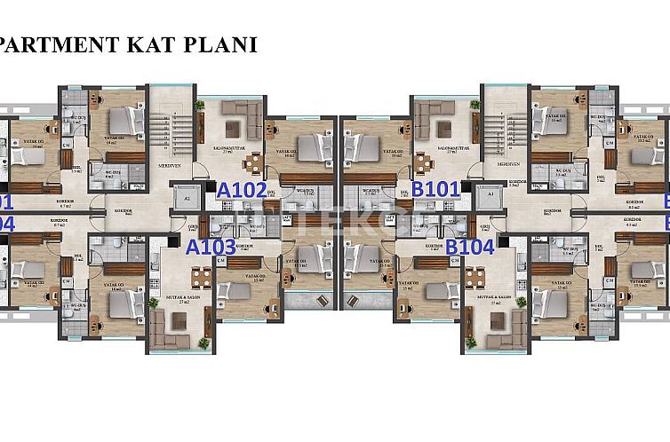 Appartement in Girne