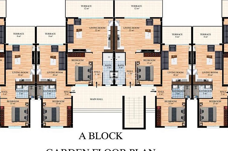 Appartement in Girne