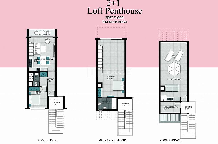 Appartement in Girne