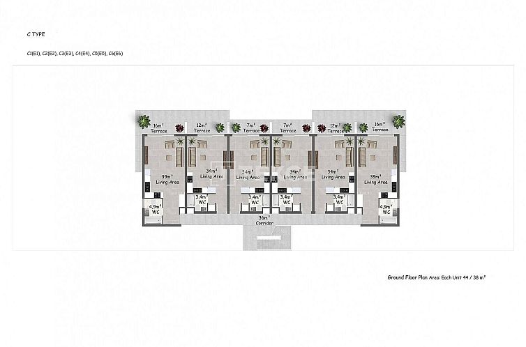 Appartement in Girne