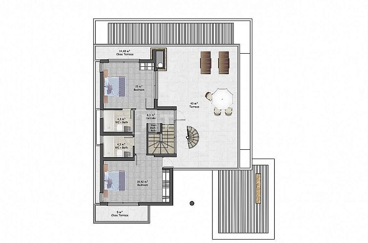 Geschakelde woning in Karaağaç