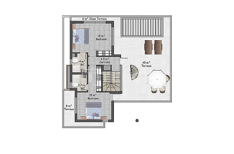 Vrijstaande woning in Girne
